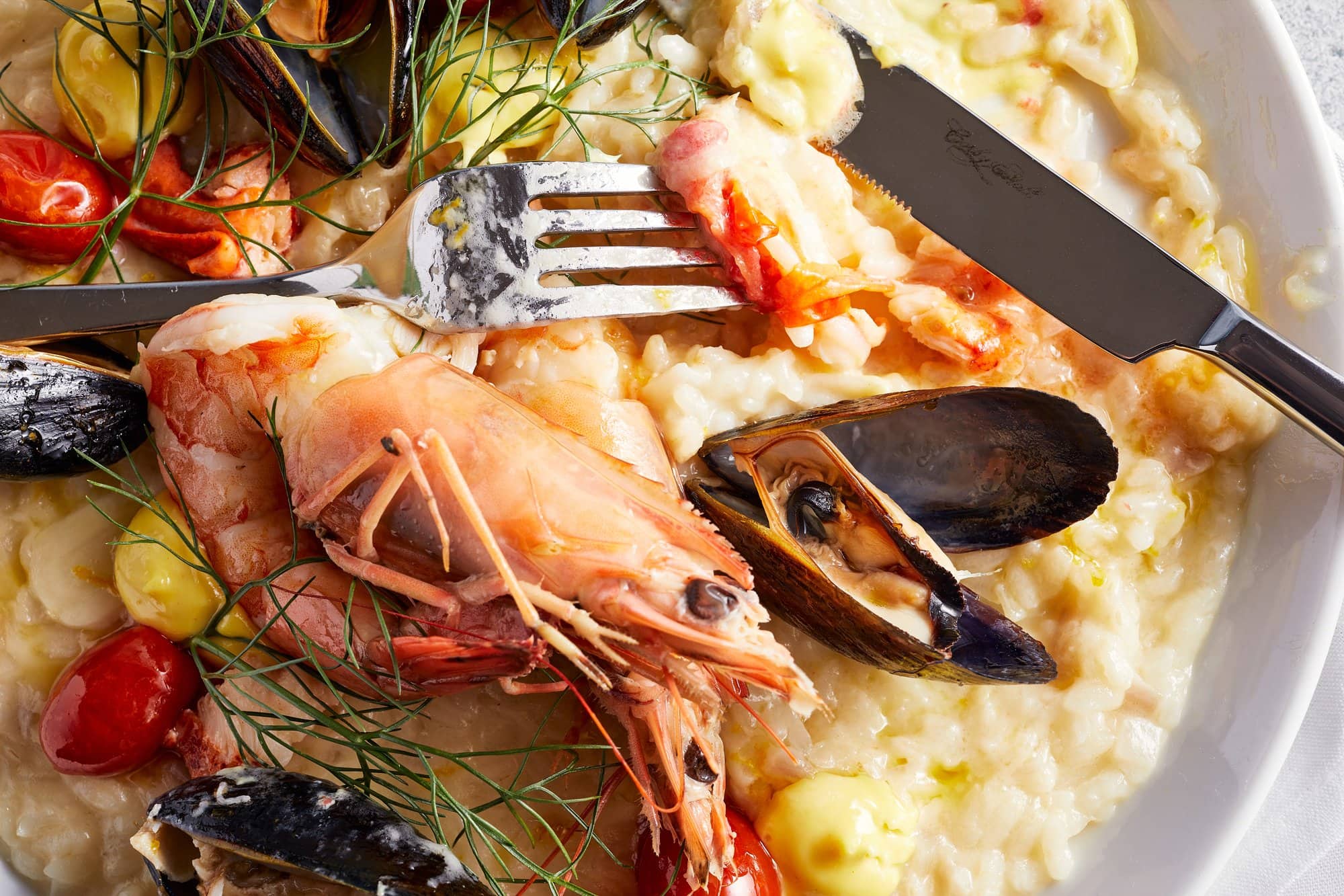 seafood risotto